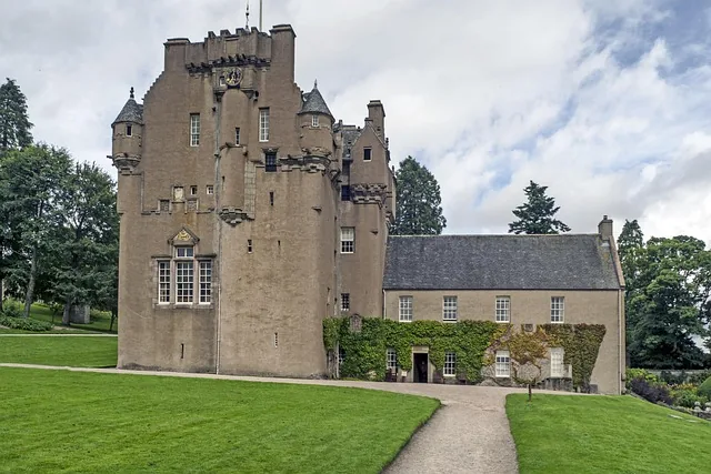 crathes castle, burg, banchory, aberdeenshire, schottland natoinal trust, historisch, sehenswürdigkeit