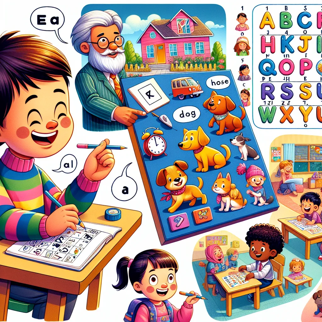 Wörter aus der Anlauttabelle schreiben — Deutsch