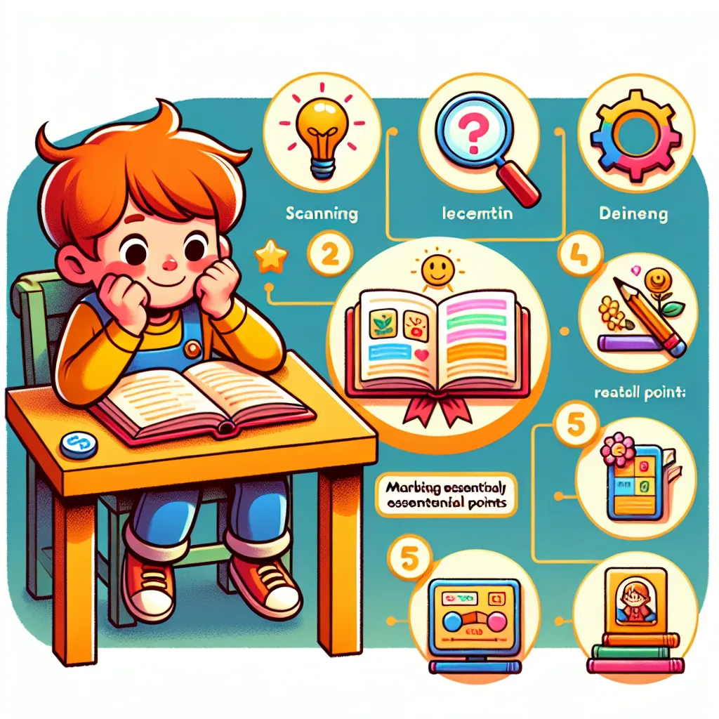 Lesestrategien anwenden (5-Schritt-Lesemethode) — Deutsch