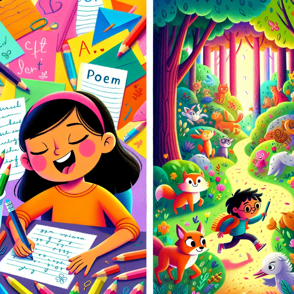 Kreatives Schreiben – Gedichte und Geschichten — Deutsch