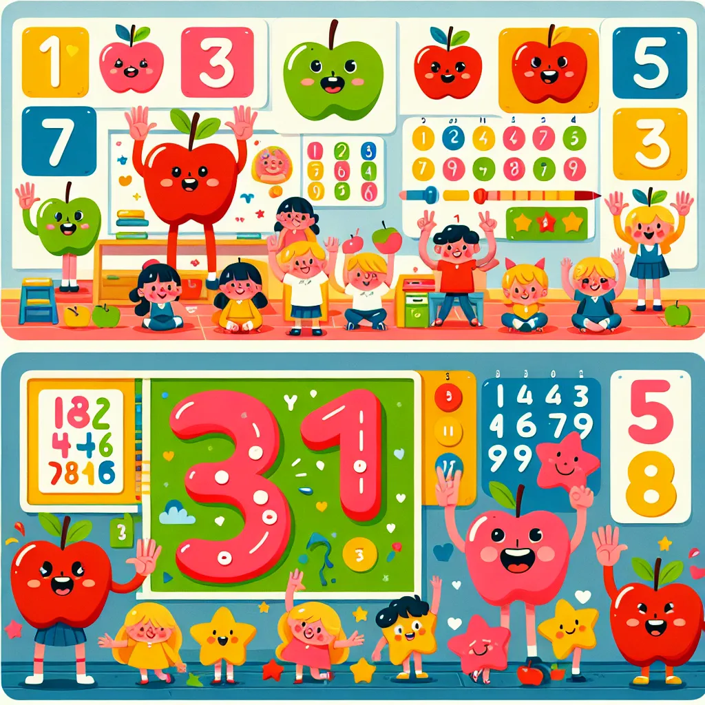 Zahlen 1–10 kennenlernen und darstellen — Mathematik