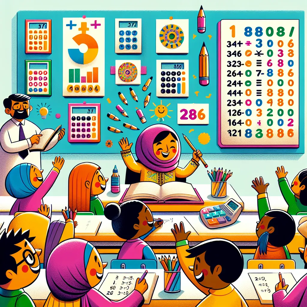 Schriftliche Addition (Zahlen bis 1000) — Mathematik