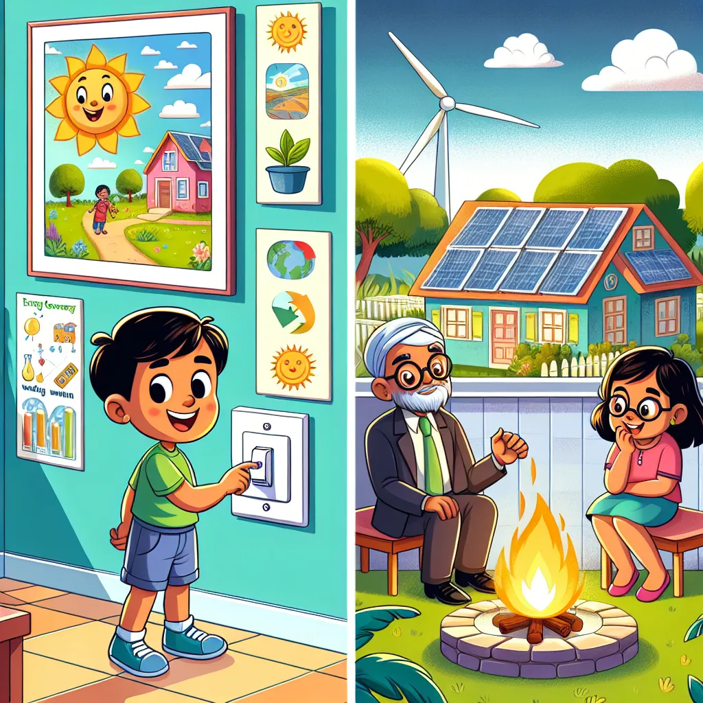 Energie – Herkunft und Sparen — Sachunterricht