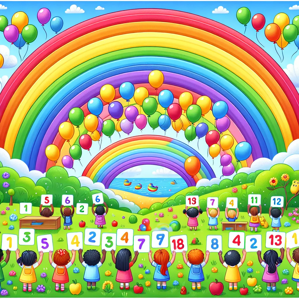 Numbers 1–10 and Colours — Englisch