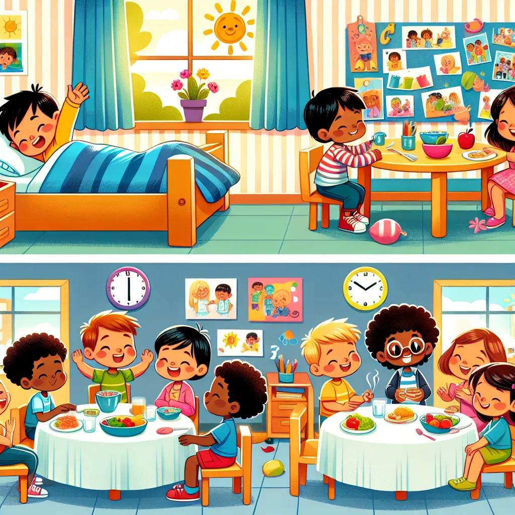 My Day – Daily Routines and Time — Englisch