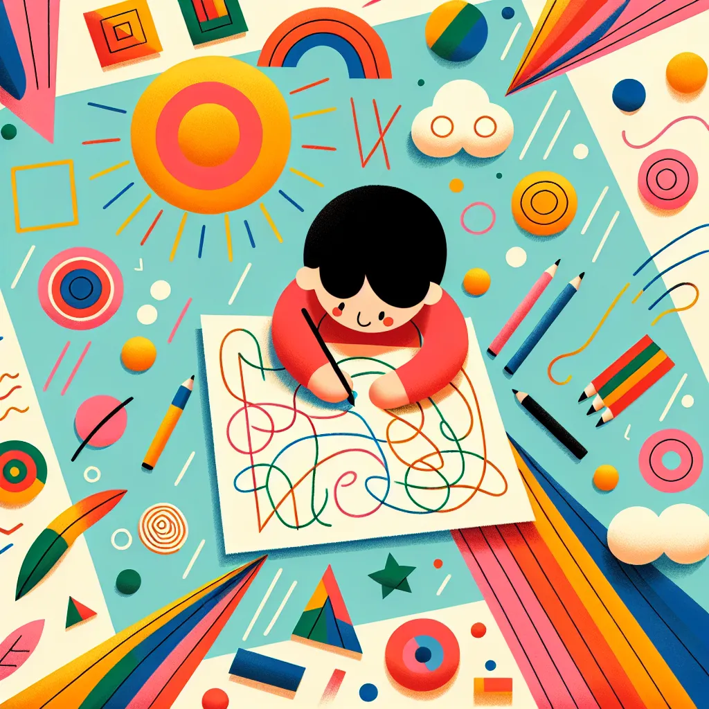 Formen zeichnen – Linien und Flächen — Kunst