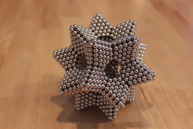 magnetic ball, star, magnet, 3d, magnet, magnet, magnet, magnet, magnet