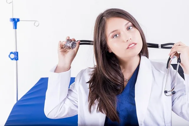 doctor, woman, professional, stethoscope, medicine, consulting room, examine, treatment, diagnosis, profession, health, hospital, nurse, student, doctor, doctor, doctor, doctor, doctor, nurse, nurse