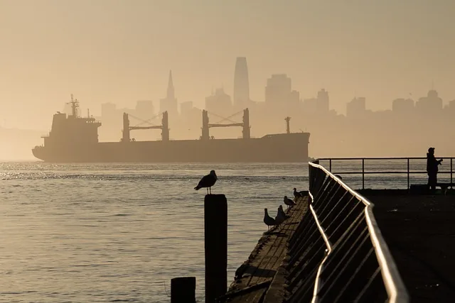 francisco, schiff, bucht, california, wasser, meer, boot, ocean, natur, landschaft, amerika, sonnenaufgang