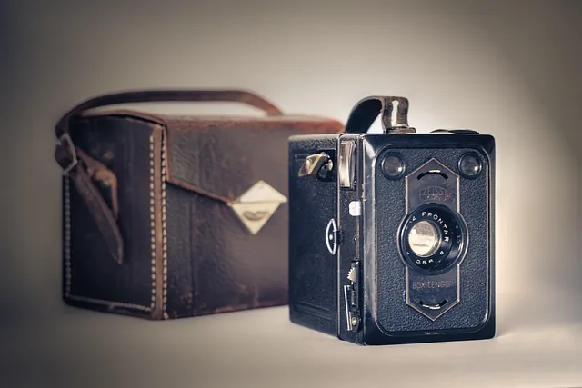 fotoapparat, alt, nostalgie, kamera, retro-look, flohmarkt, box-tengor 54 2