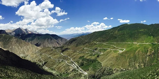 drei achtzehn nationalstraße, 72 kurven auf dem nujiang-fluss, bonda, ross national highway, südtibet, 72 wicklung, serpentin, road, china, serpentin, serpentin, serpentin, serpentin, serpentin